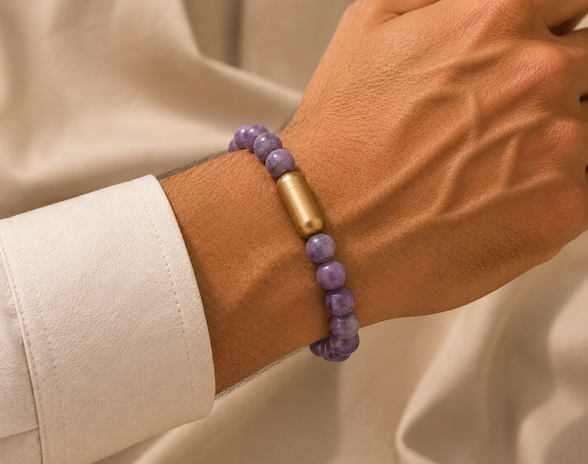 Lepidolite Bracelet — Calm & Transition