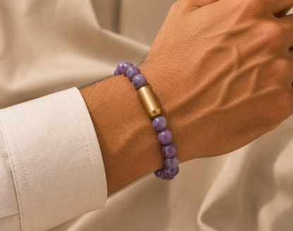Lepidolite Bracelet — Calm & Transition