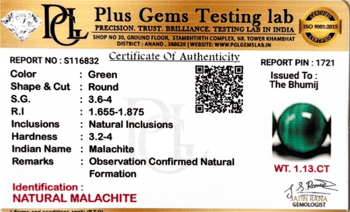 Certificate 1