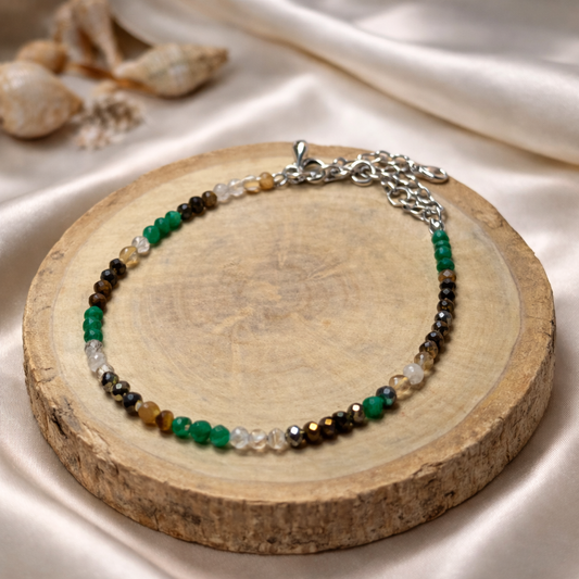 Pyrite Anklet — Prosperity & Abundance