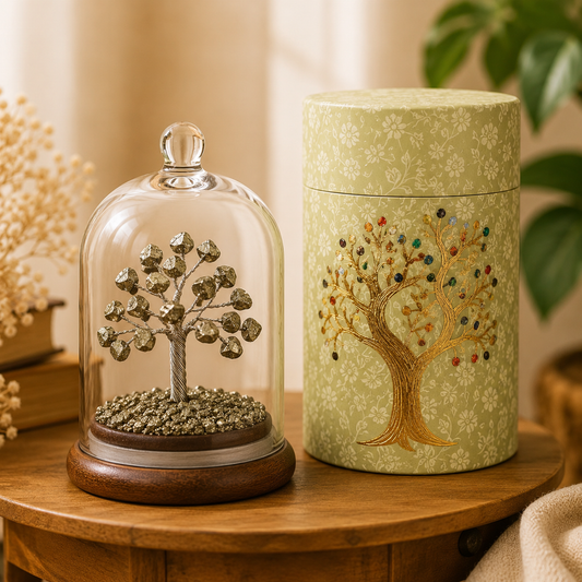 Pyrite Crystal Wish Tree — Wealth & Confidence