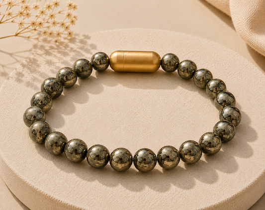 Pyrite Bracelet — Prosperity & Confidence