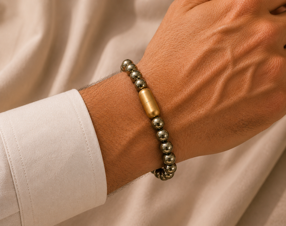 Pyrite Bracelet — Prosperity & Confidence