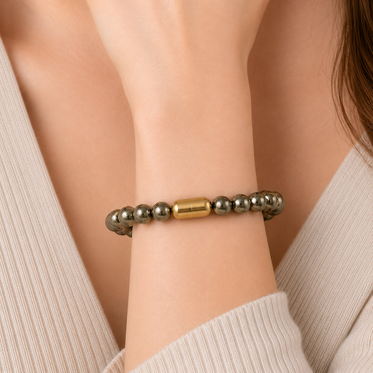 Pyrite Bracelet — Prosperity & Confidence
