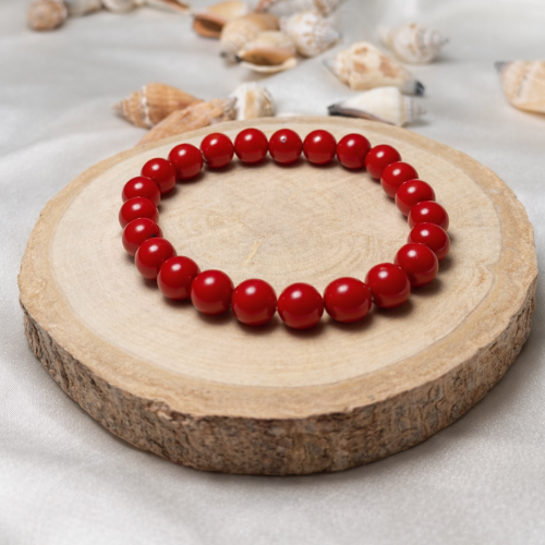 Red Coral Bracelet — Strength & Vitality