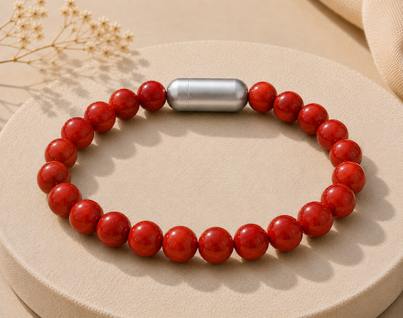 Red Coral Bracelet — Strength & Vitality