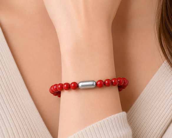 Red Coral Bracelet — Strength & Vitality