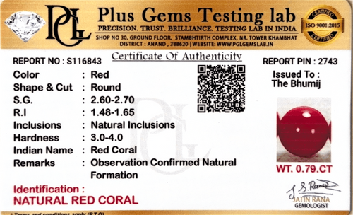 Certificate 1