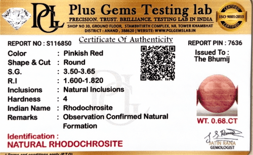 Certificate 1