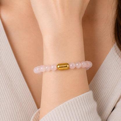 Rose Quartz Bracelet — Love & Healing