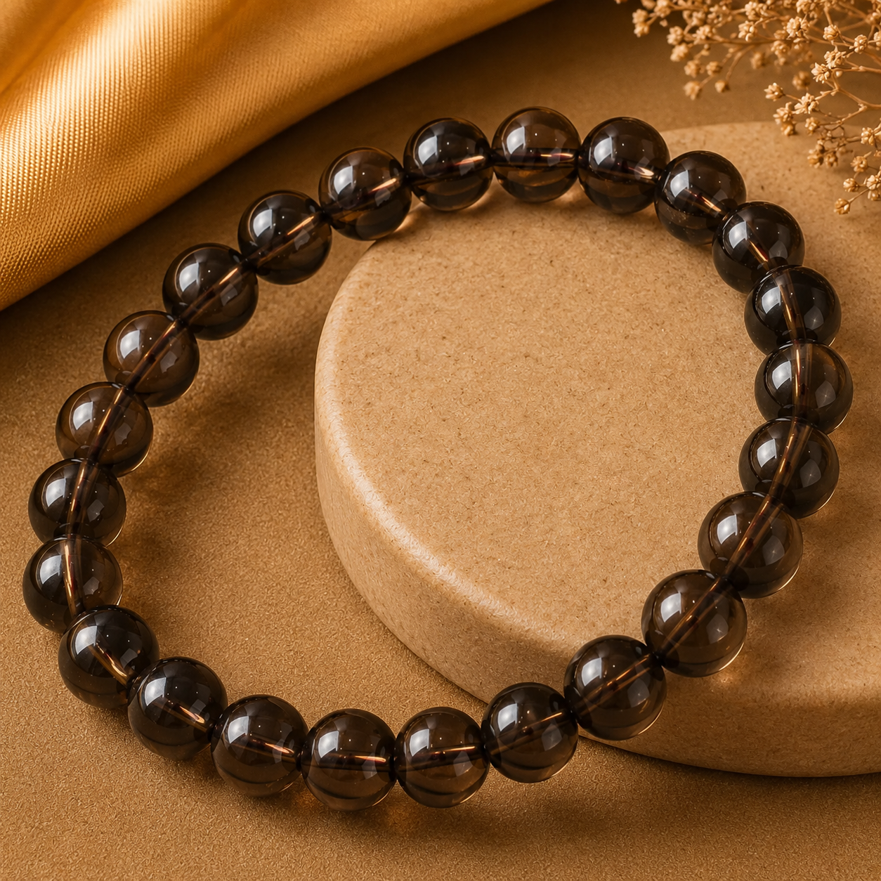 Smoky Quartz Bracelet 8MM