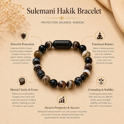 Sulemani Hakik Bracelet — Protection & Balance