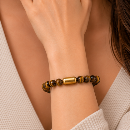 Tiger Eye Bracelet — Courage & Focus
