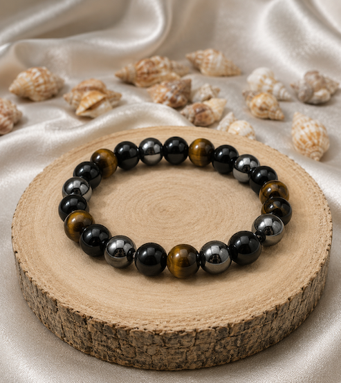 Triple Protection Bracelet — Shield & Grounding