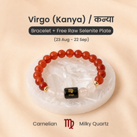 Virgo (कन्या राशि) zodiac bracelet