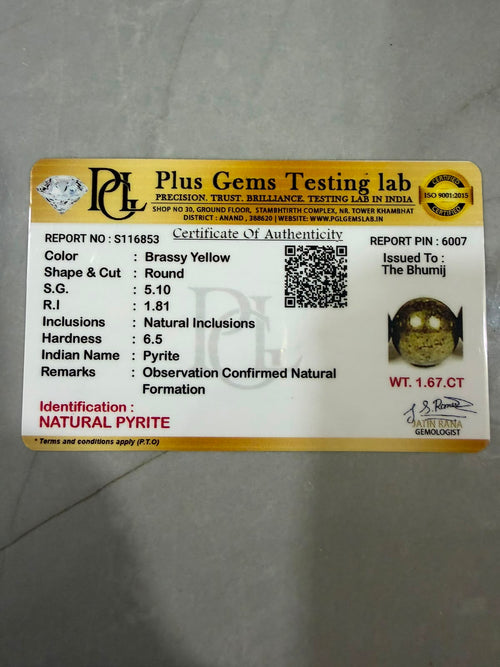 Certificate 1