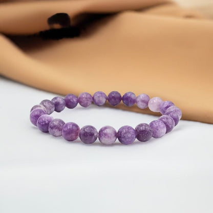 Lepidolite Bracelet — Calm & Transition