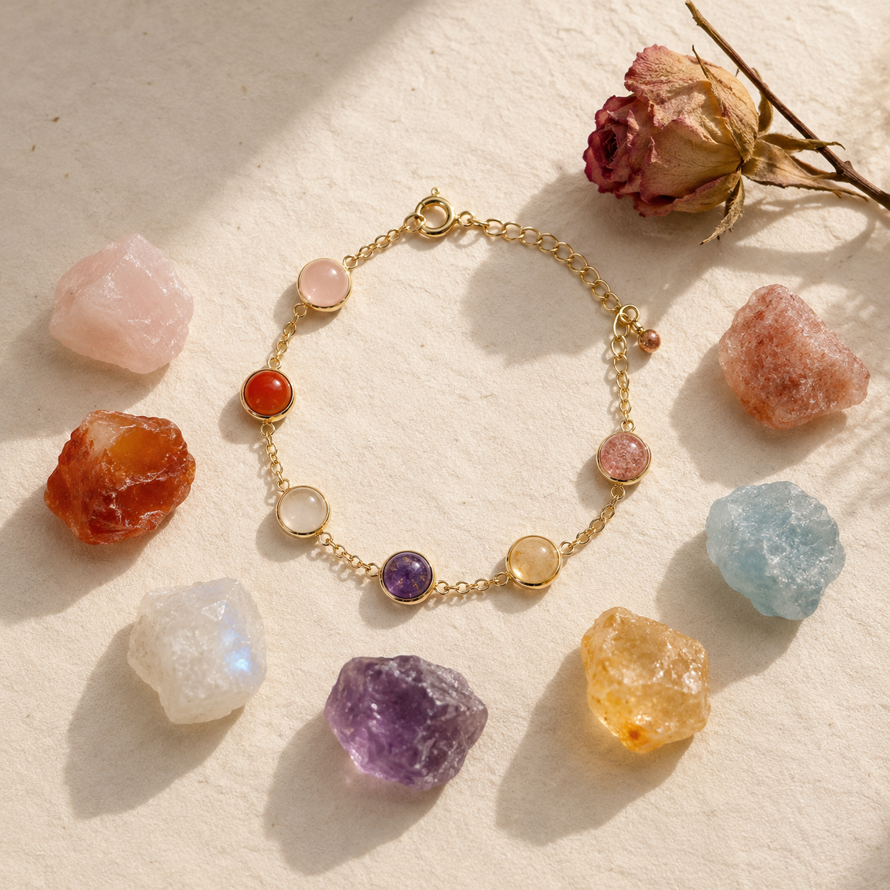 The 7 Stone Bracelet — Saptaratna